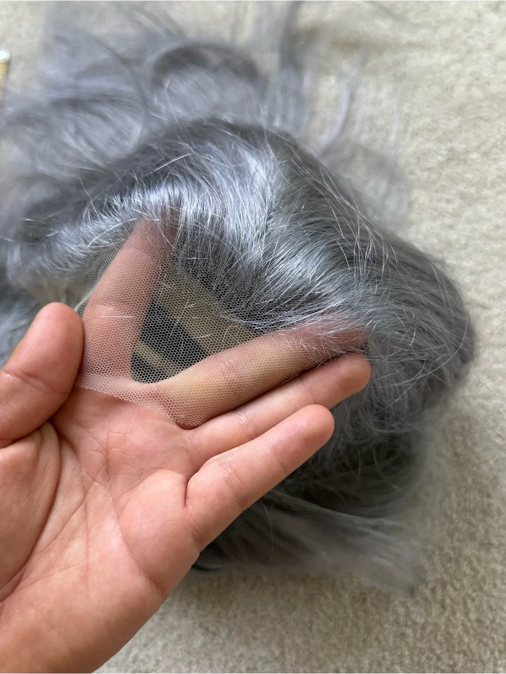 Silver Gray 13x4 30